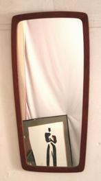 Teakhouten jaren 50 Deense spiegel - mid century design, Huis en Inrichting, Minder dan 50 cm, Gebruikt, -, -