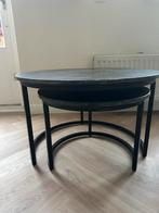 Marmeren salontafels, Ophalen, Minder dan 45 cm, Minder dan 55 cm, Metaal of Aluminium