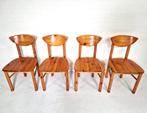 Set van 4 Vintage Daumiller Grenen eetkamerstoelen, Ophalen, Gebruikt, -, Daumiller, grenen, Deens, Design, Vintage, set