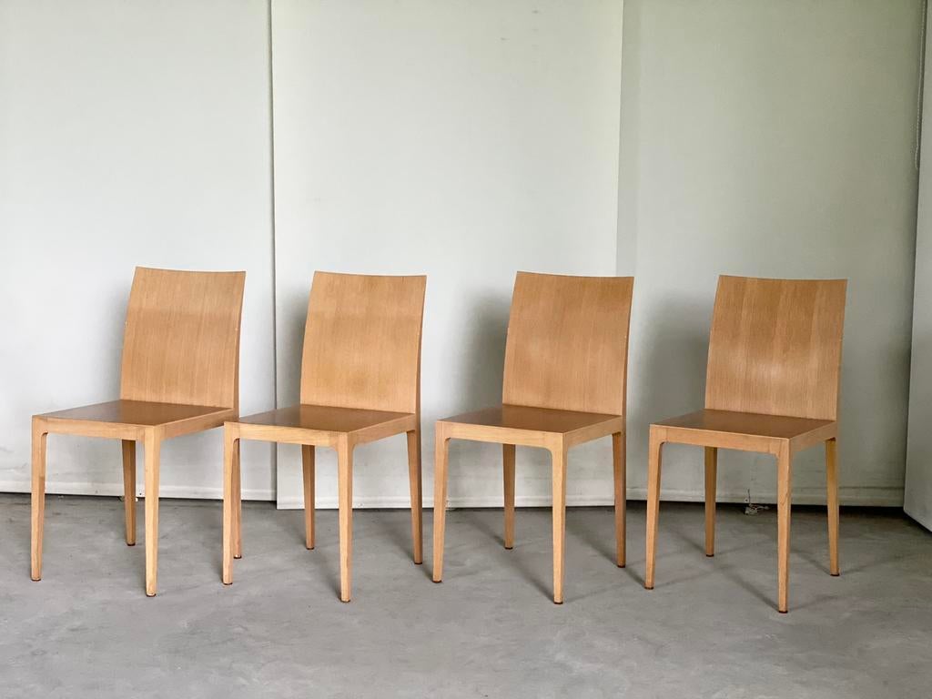 Crassevig Italy Eetkamerstoelen | Set van 4, Ophalen of Verzenden, Bruin