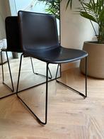 Leren eetkamerstoelen (3 st) Fredericia, Huis en Inrichting, Stoelen, Ophalen, Gebruikt, Leer, Modern