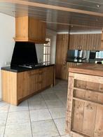 Complete houten keuken te koop in Rhenen, Huis en Inrichting, Keuken | Complete keukens, Ophalen, Gebruikt, Graniet of Steen