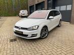 Volkswagen Golf variant 1.6TDI 2016 automaat pano vol opties, Auto's, Volkswagen, 4 cilinders, 700 kg, 137 €/maand, Wit