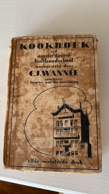 Kookboek amsterdamse huishoudschool beschikbaar voor biedingen