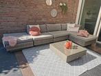 Mooie grijze Bois Le Duc lounget met dik wicker, Tuin en Terras, Tuinsets en Loungesets, Ophalen, Zo goed als nieuw, Wicker