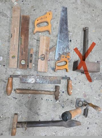 Oude gereedschap collectie beschikbaar voor biedingen