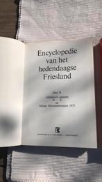 Encyclopedie van het hedendaagse Friesland 2 delen, Ophalen of Verzenden, 20e eeuw of later, Zo goed als nieuw