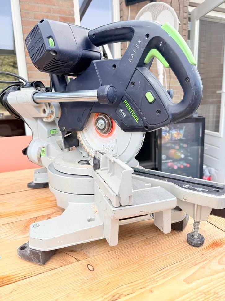 Festool Kapex 60 Afkortzaag, Doe-het-zelf en Verbouw, Gereedschap | Zaagmachines, Gebruikt, Afkortzaag, 1200 watt of meer, 70 mm of meer