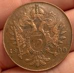 Schitterende 3 Kreutzer Oostenrijk 1800, Ophalen of Verzenden, Oostenrijk, Losse munt