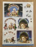 3D knipvel kerst kerststal (2), Hobby en Vrije tijd, Kaarten | Zelf maken, Ophalen, Nieuw, Kerst, Knipvel