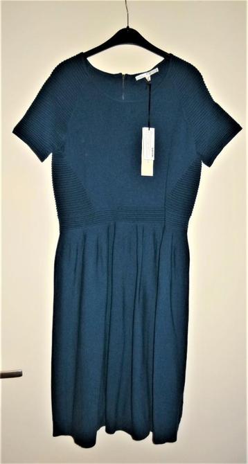 Nieuw: Uttam Boutique jurk gebreid blauw-groen UK16 = 44 44 beschikbaar voor biedingen
