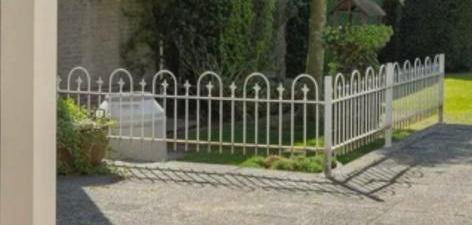 Hekwerk van metaal, Tuin en Terras, Schuttingen, Zo goed als nieuw, IJzer, Minder dan 1 meter, Minder dan 3 meter, Ophalen of Verzenden