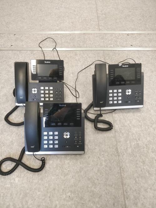 Te koop: Partij  gebruikte zakelijke telefoons Yealink T46S/, Telecommunicatie, Vaste telefoons | Handsets en Draadloos, Gebruikt