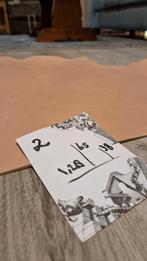 Buffelleder Halve Huid - Leverkleur, Ophalen of Verzenden, Leer of Kunstleer, 30 tot 200 cm, 120 cm of meer