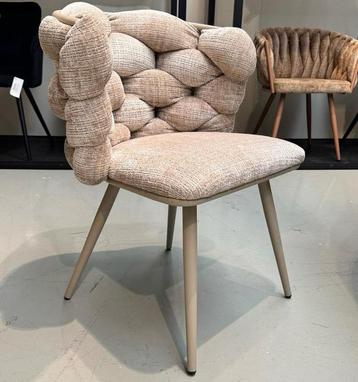 Rock Chair Cream - Luxe Eetkamerstoel beschikbaar voor biedingen