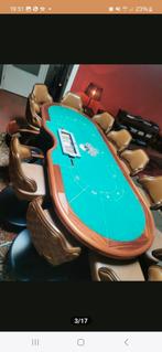 Abbiati high end poker tafel, Hobby en Vrije tijd, Gezelschapsspellen | Kaartspellen, Vijf spelers of meer, Ophalen, Gebruikt