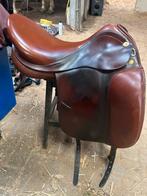 Cognac bruine dressuurzadel prestige en bates 17 en 18 inch, Dieren en Toebehoren, Paarden en Pony's | Zadels, Ophalen of Verzenden