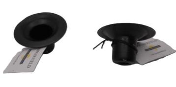 KANDELAAR HOUDER STOMP zwart 3 CM 2 stuks Nieuw beschikbaar voor biedingen
