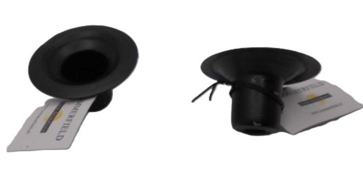 KANDELAAR HOUDER STOMP zwart 3 CM 2 stuks Nieuw, Huis en Inrichting, Woonaccessoires | Kandelaars en Kaarsen, Nieuw, Kandelaar