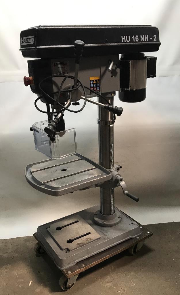 Tafelboormachine, Huvema, HU16-2 NG, 230 volt, Doe-het-zelf en Verbouw, Gereedschap | Boormachines, Zo goed als nieuw, Kolomboormachine