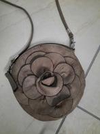 ronde schoudertas, Ophalen of Verzenden, Zo goed als nieuw, Bruin