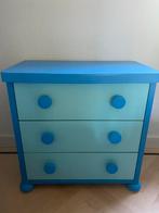 Blauw Kinderkastje met Lades, Kinderen en Baby's, Gebruikt, Kast, 75 tot 100 cm, Minder dan 50 cm