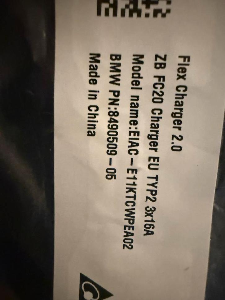 BMW Flex Charger 2.0 - Nieuwstaat!, Auto diversen, Laadpalen, Zo goed als nieuw, Laadkabel, Ophalen of Verzenden