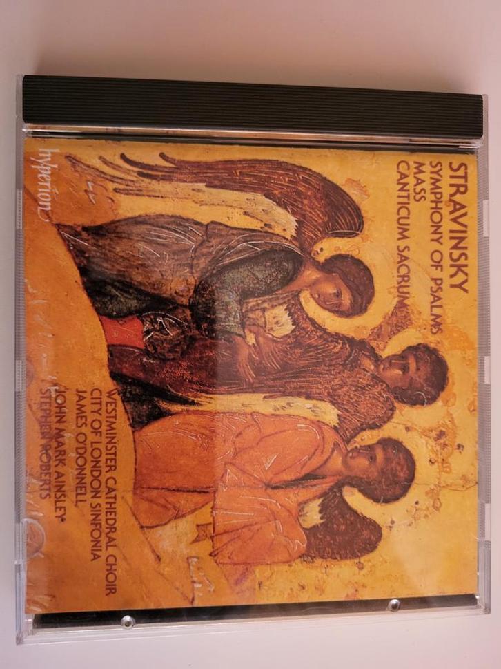 Stravinsky - Symphony of Psalms - Hyperion CD, Cd's en Dvd's, Cd's | Klassiek, Zo goed als nieuw, Vocaal, Modernisme tot heden