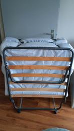 Opklapbed met lattenbodem, Huis en Inrichting, Ophalen, 90 cm, Eenpersoons, Zo goed als nieuw