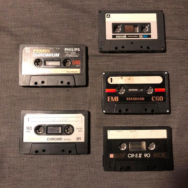 Cassettebandjes, Cd's en Dvd's, Cassettebandjes, Gebruikt, Overige genres, 2 t/m 25 bandjes, Ophalen of Verzenden