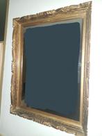 Antieke spiegel/ schilderijlijst groot, hout met goud patina, Zo goed als nieuw, 50 tot 75 cm, Hout, Ophalen