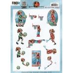 Yvonne Creations CD11978 Ball Games 3D knipvel A4, ., Nieuw, Ophalen of Verzenden, Overige thema's