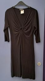 Studio Anneloes jurk zwart effen viscose 3/4 mouw M-L 41170, Studio Anneloes, ., Zwart, Maat 42/44 (L)