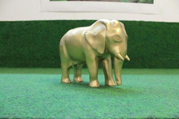 Gouden Olifant slagtand groot deco beschikbaar voor biedingen