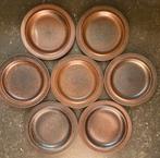 Arabia Ruska Ontbijtbord 7x, Huis en Inrichting, Gebruikt, Porselein of Keramiek, Schaal, Rond