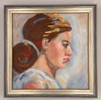 Portret vrouw Mae in lijst, Ophalen of Verzenden