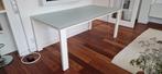 Eettafel met zwevend melkglas, Huis en Inrichting, Bureaus, Ophalen of Verzenden