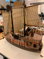 Playmobil vintage piratenschip, kasteel en eiland, Ophalen, Gebruikt