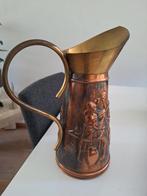 Koperen kan met afbeelding, Antiek en Kunst, Antiek | Koper en Brons, Ophalen of Verzenden