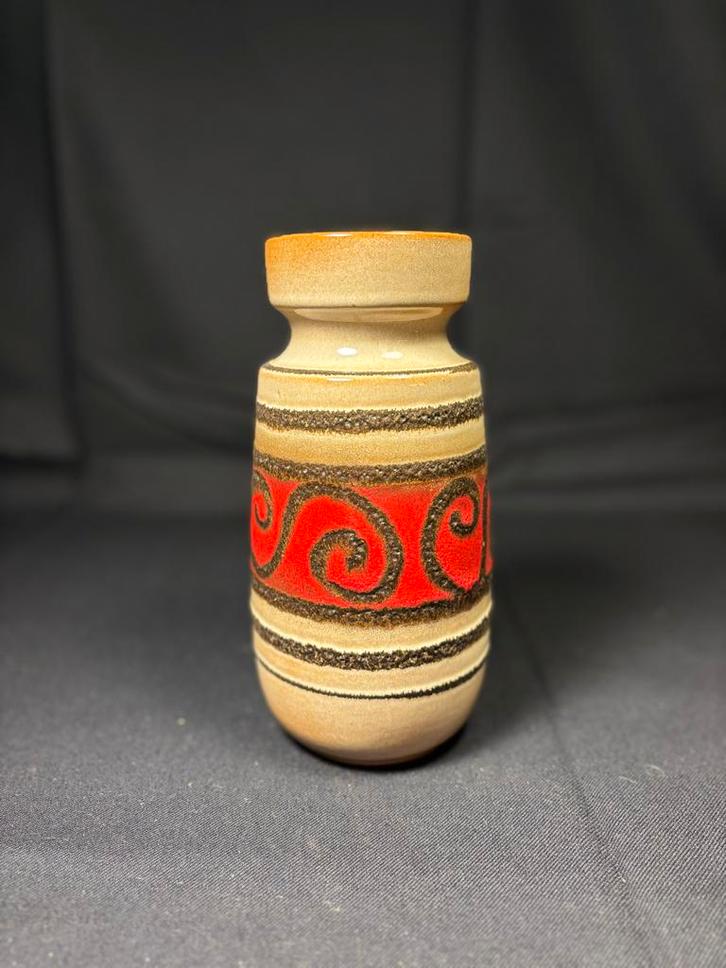 Vintage Scheurich Vaas 242-22 W. Germany, Antiek en Kunst, Antiek | Vazen, Ophalen of Verzenden