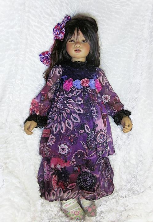 Outfit voor slanke Himstedt Zwergnase poppen lengte 80-85, Verzamelen, Poppen, Kleertjes, Verzenden