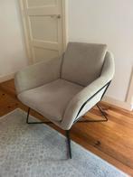 Riverdale Fauteuil Ribstof Grijs, Huis en Inrichting, Fauteuils, Ophalen, Zo goed als nieuw, Minder dan 75 cm, 50 tot 75 cm