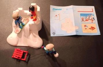 Playmobil Winterpret spelende kinderen  beschikbaar voor biedingen