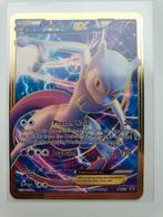 Mewtwo EX Full Art Metalen Pokémon kaart goud XY125 Promo, Ophalen of Verzenden, Nieuw, Losse kaart