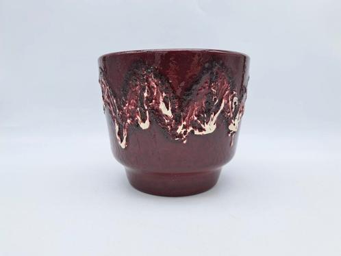 Zeldzame Vintage West Germany Fat Lava Bloempot Kreutz, Antiek en Kunst, Antiek | Keramiek en Aardewerk, Ophalen of Verzenden