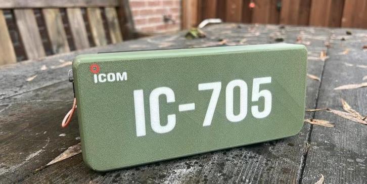 ICOM IC-705 FRONTCOVER - Groen, Telecommunicatie, Zenders en Ontvangers, Nieuw, Ophalen of Verzenden