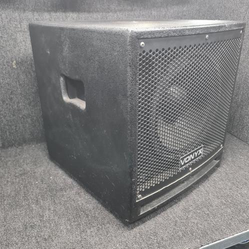 VONYX VX1000BT actieve sub met bluetooth - usb, Audio, Tv en Foto, Luidsprekers, Gebruikt, Subwoofer, 120 watt of meer, Overige merken
