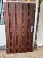 Hardhouten bankirai tuinpoort 100x180, Ophalen, 1 tot 2 meter, Minder dan 3 meter, Zo goed als nieuw