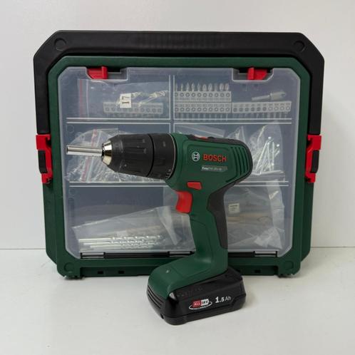 Bosch Easydrill 18v-40 | 1x 18v accu | 1x lader | in koffer, Doe-het-zelf en Verbouw, Gereedschap | Boormachines, Zo goed als nieuw