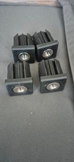 M12 stelvoeten met schroefspindels en inslagdoppen, Ophalen of Verzenden, Nieuw